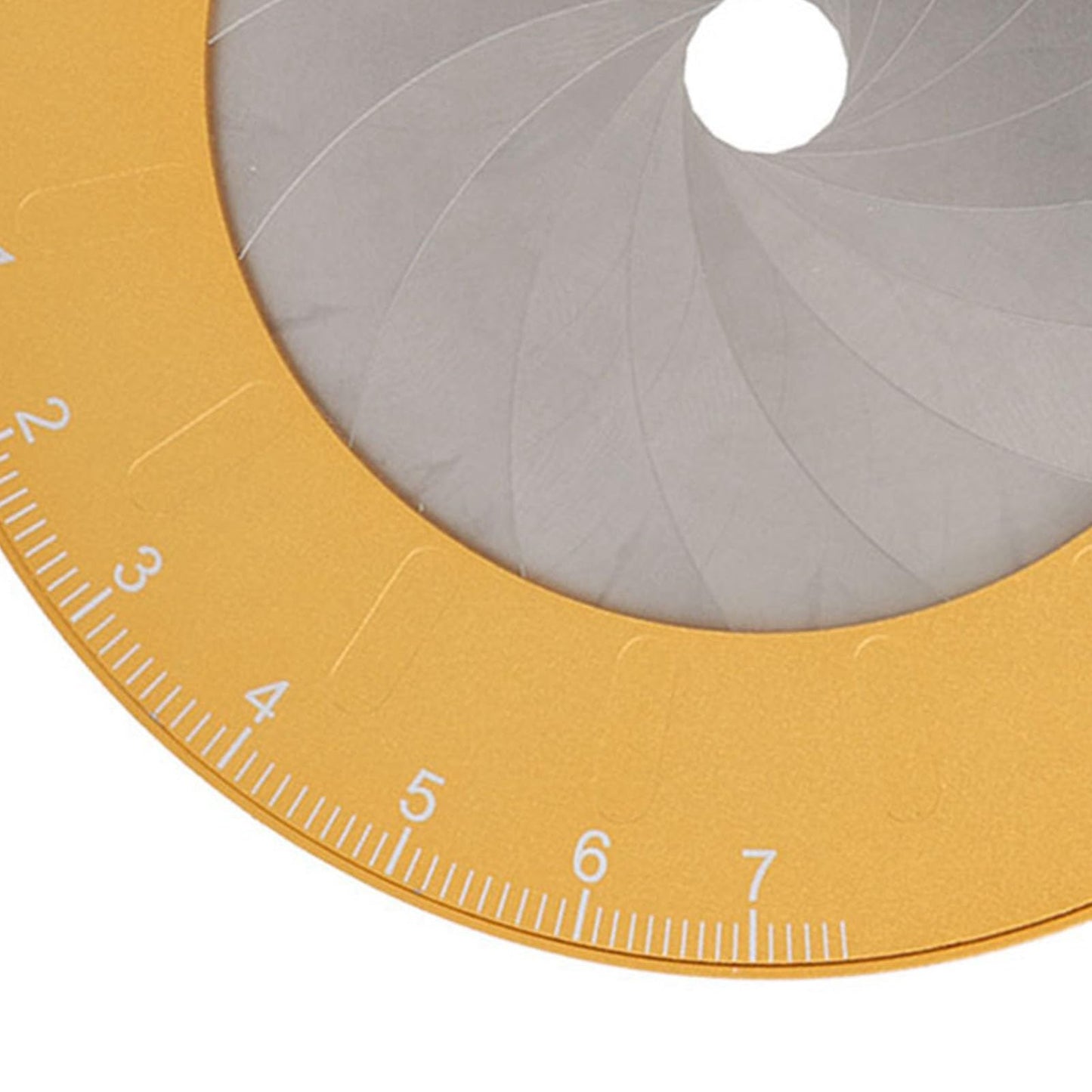 Stainless Steel Circle Template Ruler Rotary for Accurate Drawing Measuring Drafting Woodworking Tool