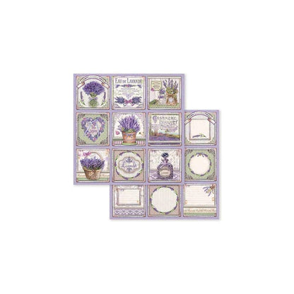 STAMPERIA INTERNATIONAL, KFT PAPER PAD 8X8 10PK PROVENCE, 20.3 x 20.3 (8" x 8"), Multicoloured