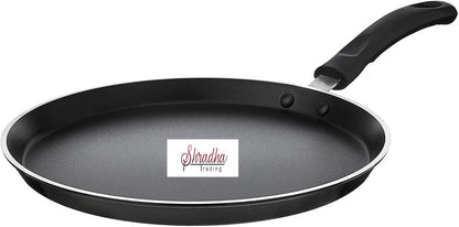 Non-Stick Dosa Pan, 290mm Black Aluminum Cooking Pan