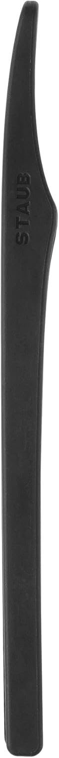 STAUB Tongs, 12.25-Inch, Durable BPA-Free Matte Black Silicone, Great for Flipping Foods, Safe for Nonstick