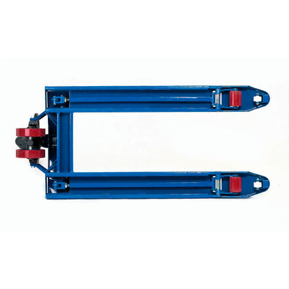 Global Industrial High Capacity Narrow Fork Pallet Jack Truck with 21" W x 42" L Forks, 6600 Lb. Capacity, Manual Pallet Truck for Warehouse, Manufacturing and Retail