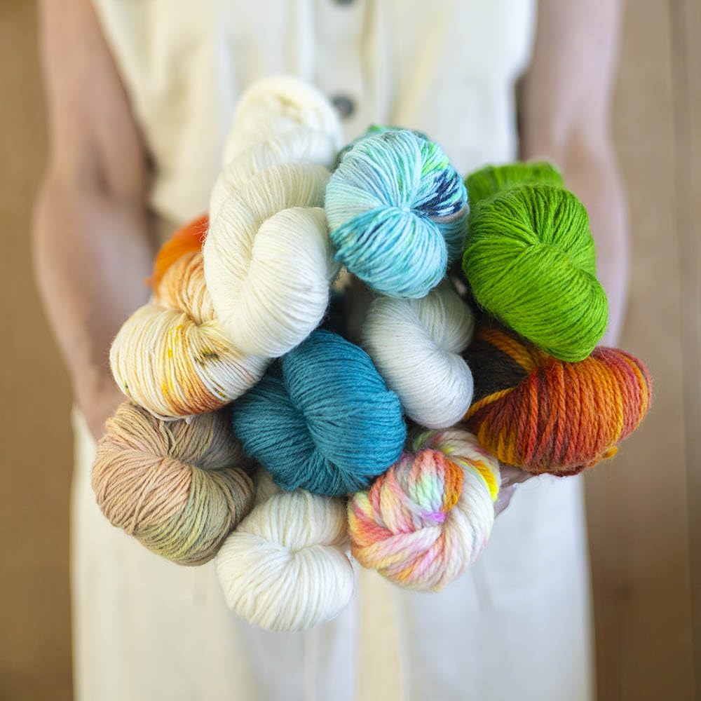 Scheepjes Nakid S Undyed Pure Wool Fingering Yarn, 100 g Ball, White 001