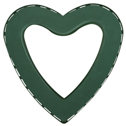 Heart Floral Foam Cage for Fresh Flowers,with Wet Floral Foam Blocks and Suction Cup, Suitable for Wedding,Home,and Garden Decorations.