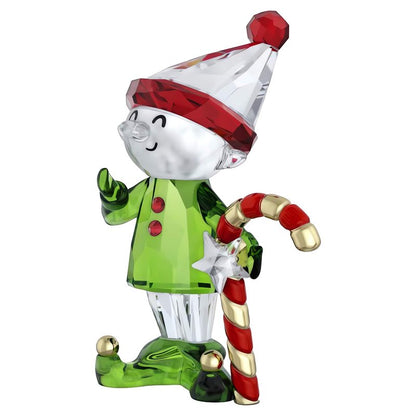 Swarovski Holiday Cheers Dulcis Elf and Candy Cane