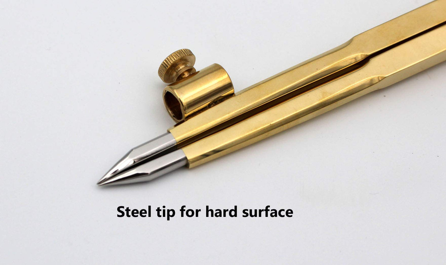 5MoonSun5's 8 Inch Large Pencil Marking Compass Circle Leather Scratch Compass Maker Scriber Marking Wing Divider, Ideal for Drawing Circles, Scribing Wood Metal, Drafting,Map Plotting with wooden box