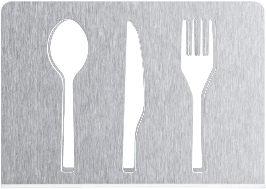 Fdit Stainless Steel Napkin Holder, Decorative Paper Cocktail Rack for Kitchen Countertops, Dinner Tables Organizer