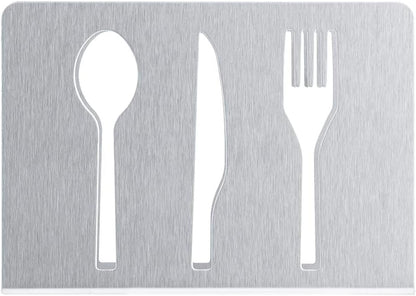Fdit Stainless Steel Napkin Holder, Decorative Paper Cocktail Rack for Kitchen Countertops, Dinner Tables Organizer