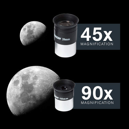 Celestron – AstroMaster 70AZ Telescope – Refractor Telescope – Fully-Coated Glass Optics – Adjustable-Height Tripod – Bonus Astronomy Software Package