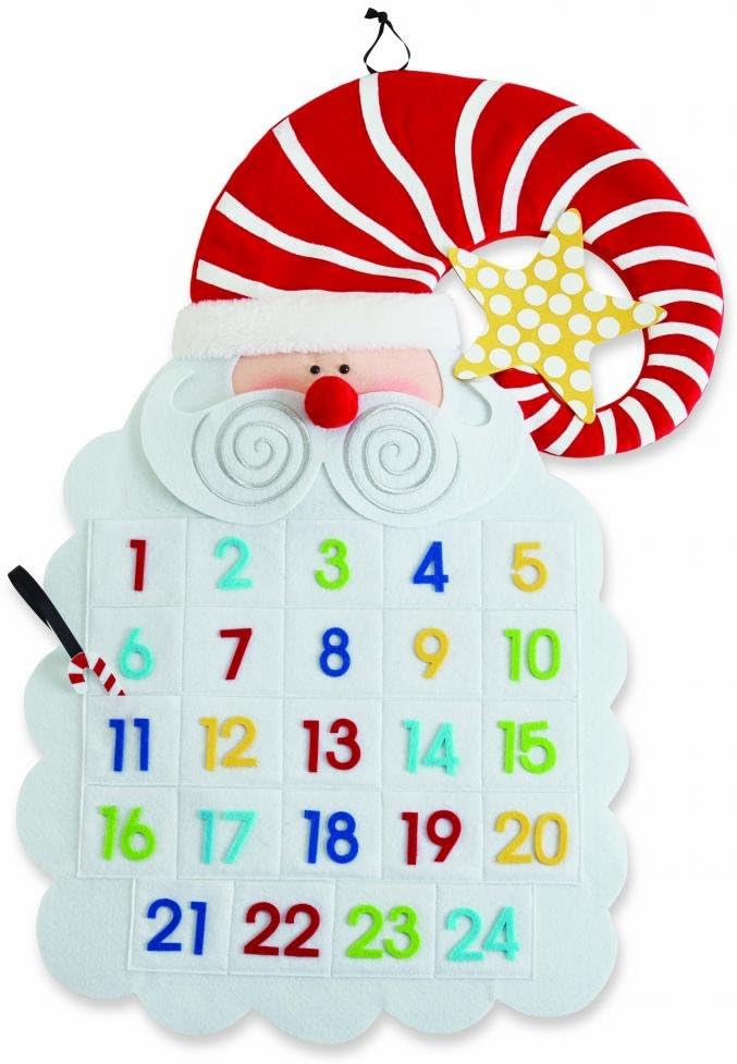 Large Advent Santa - Mud Pie
