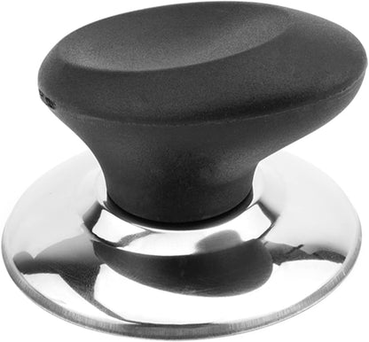 MroMax Universal Pot Lid Cover Knob Handle, Replacement Knob for Kitchen Cookware, Black