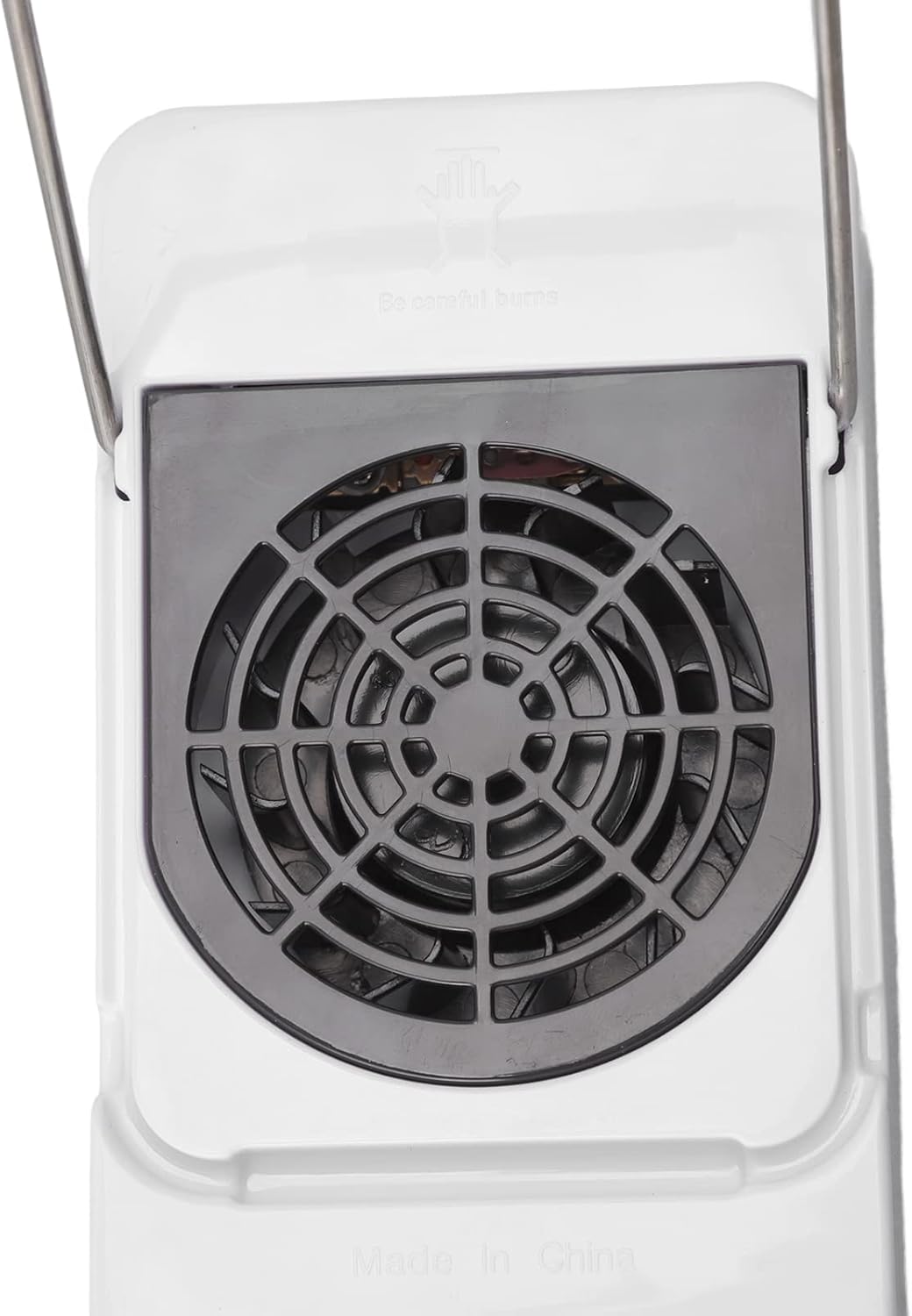 Mini Air Heater, Desktop Electric Warmer with Rotatable Bracket, Quick Heating for Home Office (Cyan)
