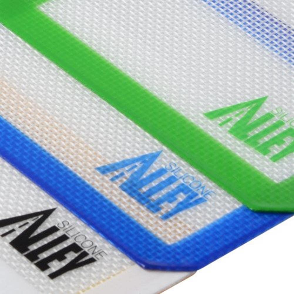 Nonstick Silicone Slick Mat Pad [4-PACK] for Wax/Art (Dabs of Hot Glue) - Small - 5 X 4 Inch