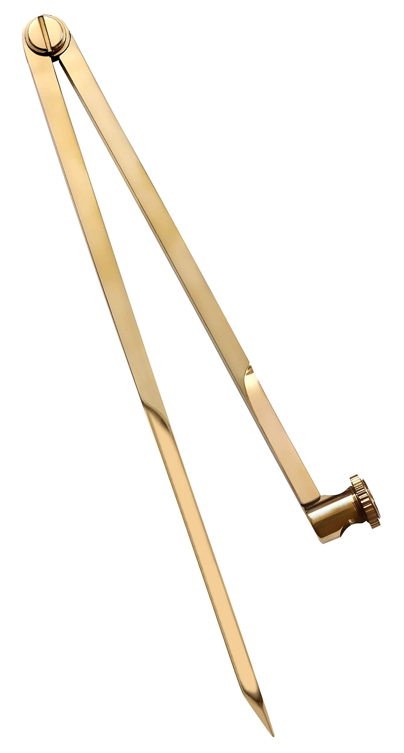 Liquidraw Navigation Compass Divider - 8 Inch (20 cm) | Solid Brass Marine Nautical Drawing & Scribing Tool | with Pencil Holder | for Accurate Navigational Plotting, Chartwork & Technical Drawing