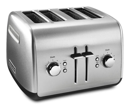KitchenAid 4 Slice Manual Lift Toaster KMT4115SX, Stainless Steel