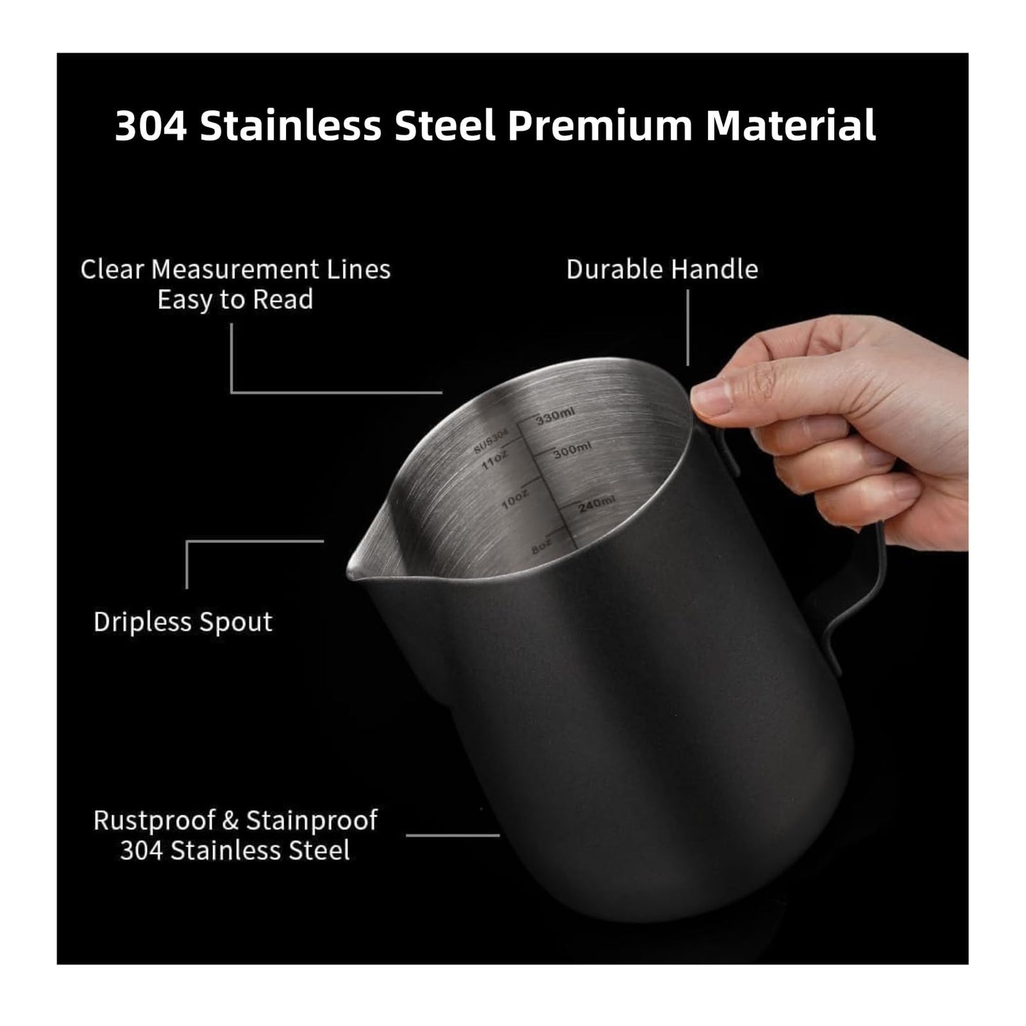 Midochin 10PCS Espresso Accessories Kit - 51mm Coffee Tamper Set, Wood espresso tamping station,Frothing Pitcher, WDT Tool, puck screen, spoon, Latte Art Pen, brush,puck screen, and coffee distributor