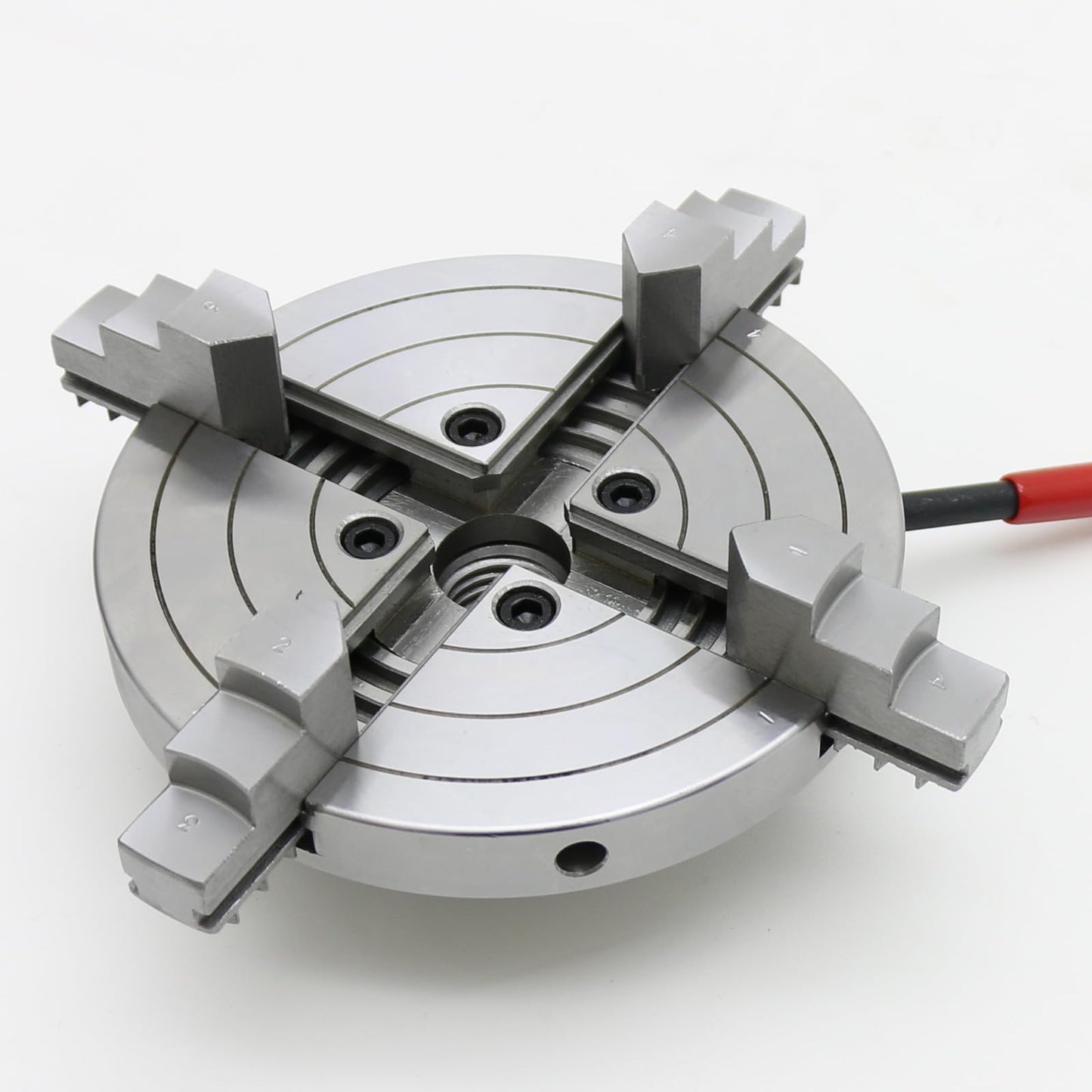 Wood Lathe Chuck, 6 inch 4 Jaws, Self-Centering Lathe Chucks for Woodturning, 4 Jaw Chuck for Wood Lathe 1 x 8TPI Thread