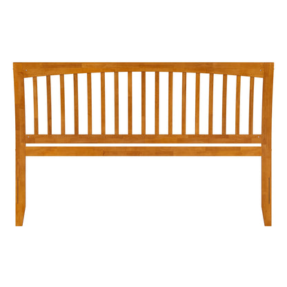 AFI, Orleans King Sleigh Solid Wood Slat Headboard, Light Toffee