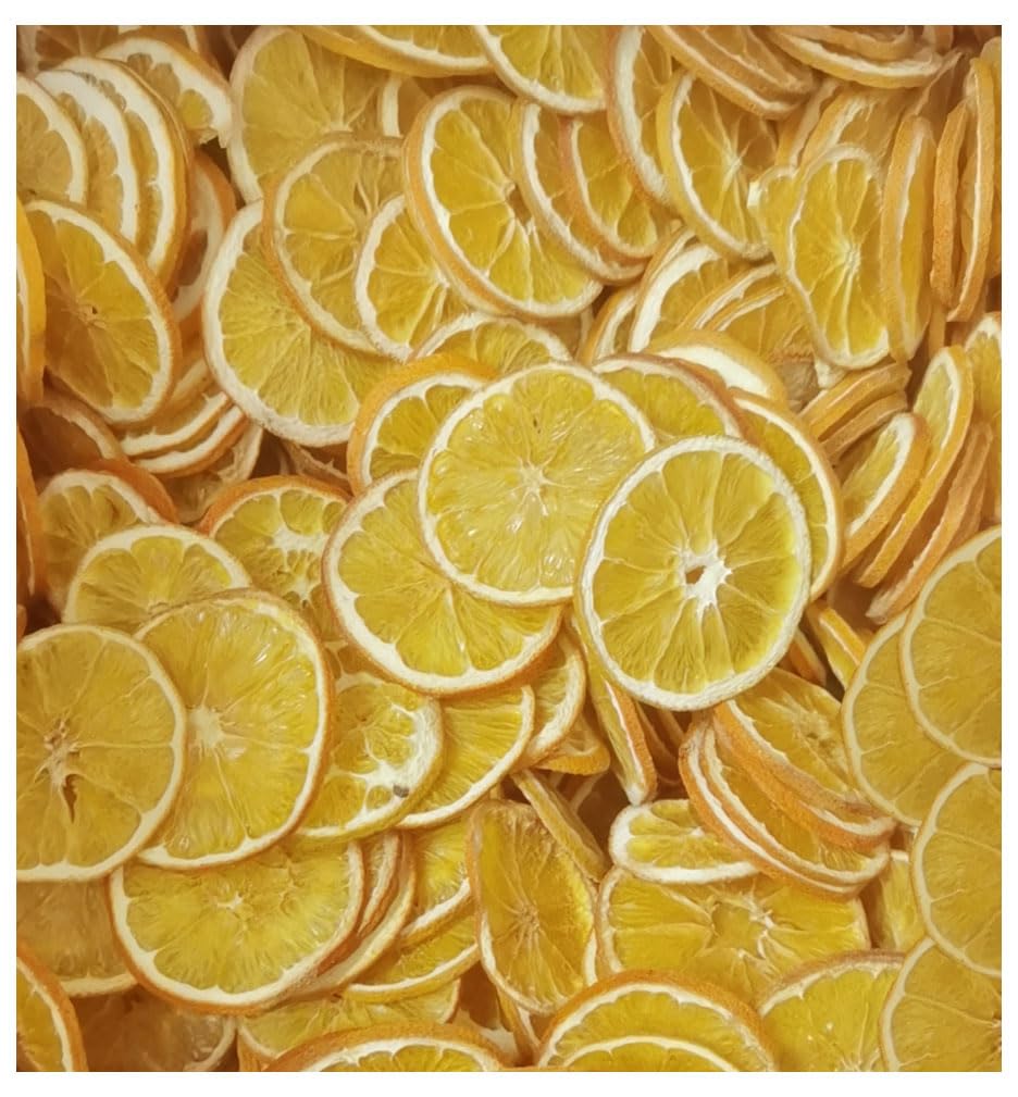 Dried Orange Slices Bulk Natural Orange Fruit Slices with Jute Rope Christmas Tree Decorations DIY Craft Ornaments Hanging Garland Wreath Making Supplies for Xmas Holiday Farmhouse Rustic Decor