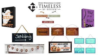 Timeless by Design Rusty Skeleton Garland - Halloween Hanging Décor