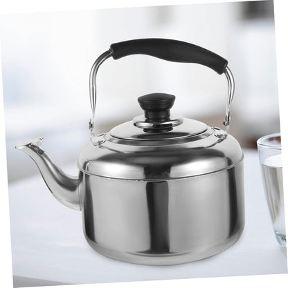 Cabilock Whistling Stainless Steel Kettle, Handheld Hot Water Teapot, Kitchen Water Boiler, Japan Anti-scald Tea Maker