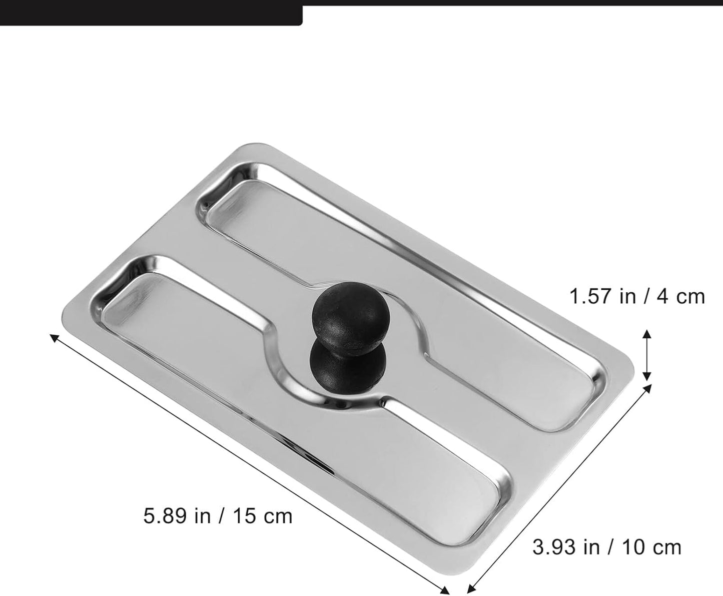 LIFKOME Metal Toaster Dust Covers, Stainless Steel Electric Bread Maker Upper Covers for Toaster Appliance Accessories