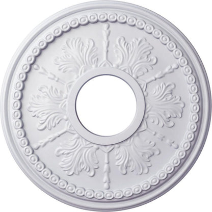 13 7/8"OD x 3 3/4"ID x 1 1/4"P Tirana Ceiling Medallion (Fits Canopies up to 4 3/4")