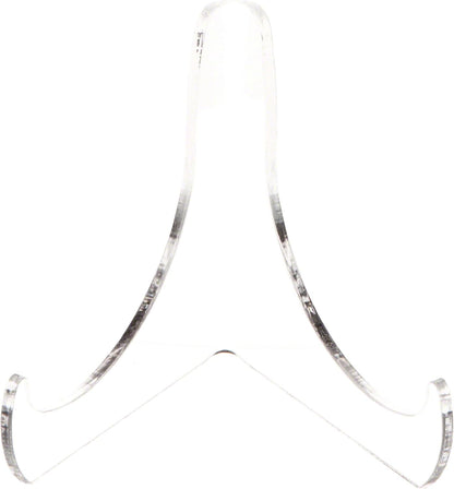 Plymor Small Clear Acrylic 60-Degree Angle Easel, 3" H x 3.125" W x 2.5" D