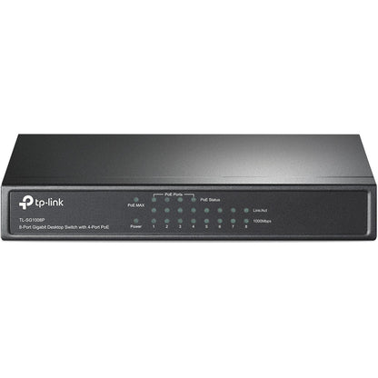 TP-Link TL-SG105MPE | Easy Smart Managed | 4 PoE+ Ports @120W, w/ 1 Uplink Gigabit Port | QoS, Vlan, IGMP & LAG | Fanless | PoE Auto Recovery | 3 Year Protection