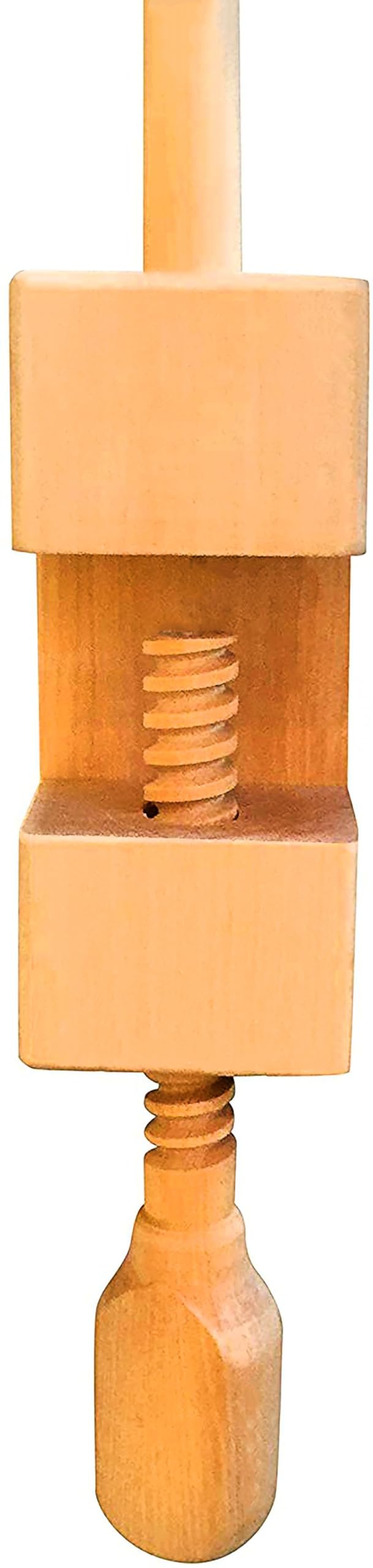 Wooden Yarn Ball Winder - Handcrafted Knitting & Crocheting Yarn Bobbin Winder - Knit Picks Umbrella Yarn Swift Tabletop - Center Pull Wool String Holder Winding Machine (Off-White, Umbrella Swift)