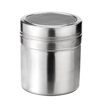 3 in 1 Stainless Steel Sifter 3 Cup Flour Sifter for baking with Powdered Sugar Duster Set, flour sprinkler Duster for Baking Pastries Pies Cupcakes and Desserts