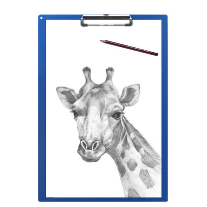 Acocony 11x17 Clipboard Vertical with Ruler Extra Large Clipboard Low Profile Clip 11 x 17 Clipping Board Plastic Blue Pack of 1