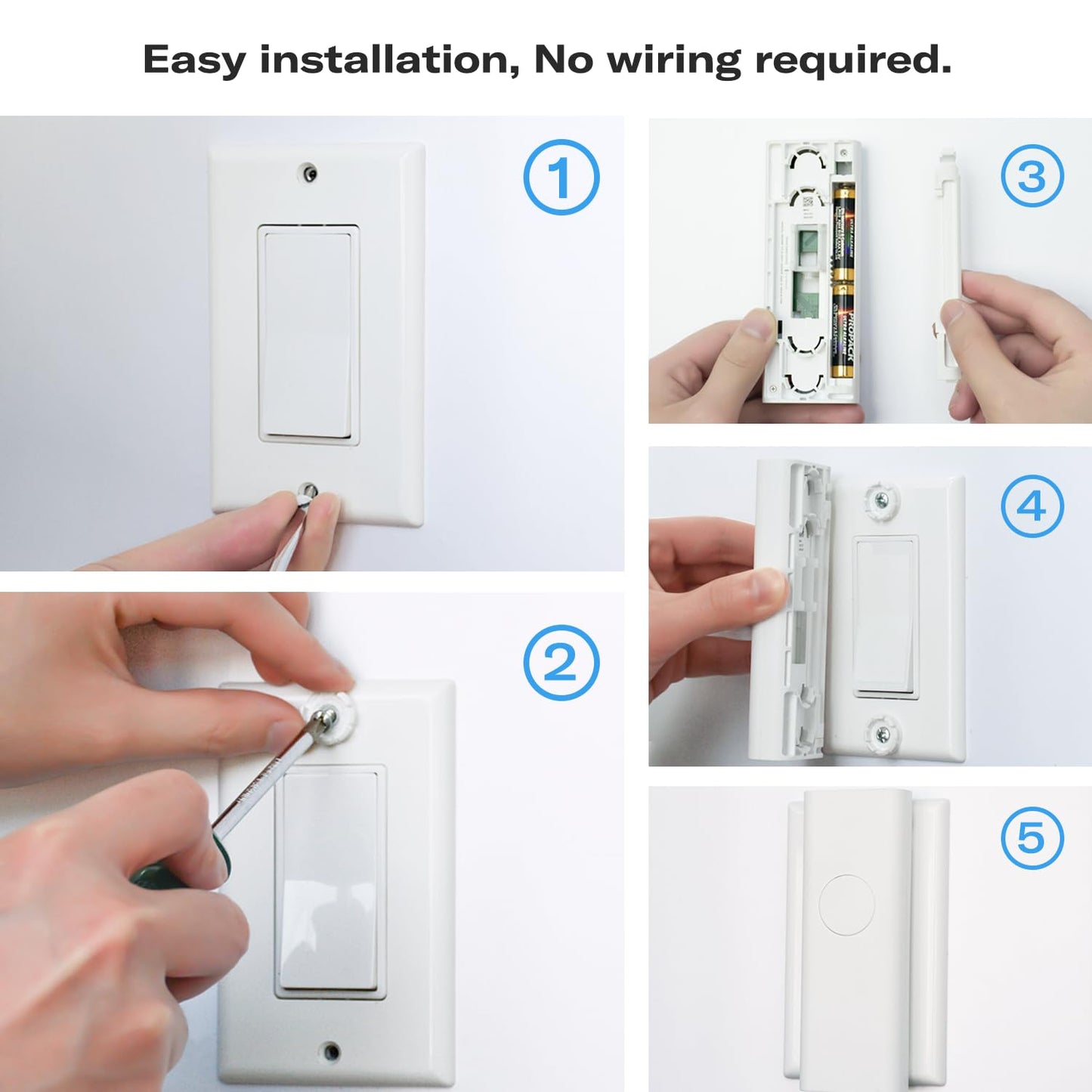 THIRDREALITY Zigbee Smart Switch (4 Pack),Toggle/Rocker, No Wiring Needed.Hub Required, Compatible with Echo Devices with Zigbee Hub Built-in,Home Assistant,Hubitat,SmartThings,Homey