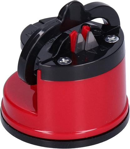 Knife Sharpening Tool, Manual Small High Hardness Countertop Sharpener with Suction Cup for Knife and Scissor