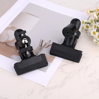 Metal Embroidery Hoop Stand, Portable Rotated Cross Stitch Holder Stand Needlepoint Support Adjustable Table Clip for Embroidery Craft Needlework DIY Projects