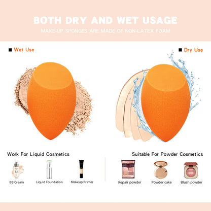 EXTRA LARGE XL Make Up Beauty Sponges Blender,11cm big Makeup beauty sponge -Jumbo Beauty Blenders give 1 Sponge Holder,for Dry & Wet Use,for Face,Body,Blush Cream, Foundation