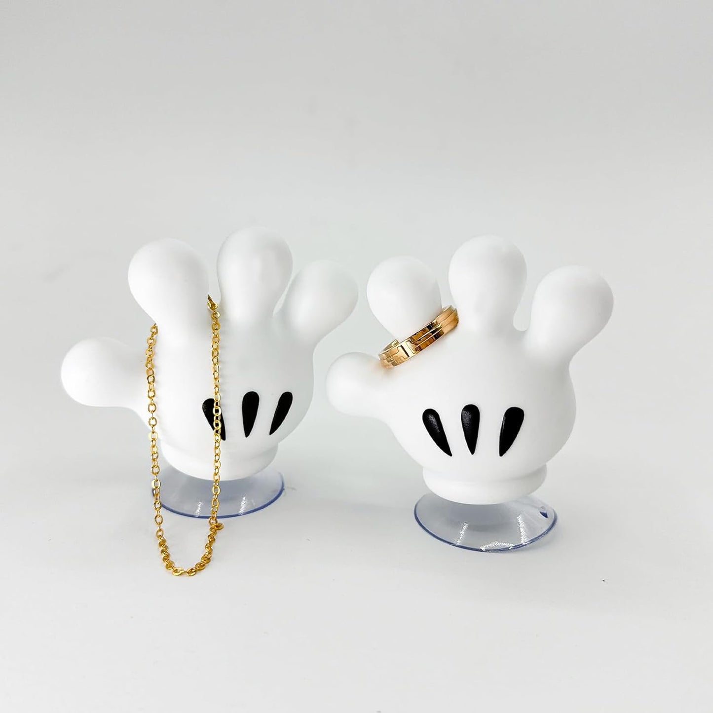 2PCS Cute Hanging Toothbrush Holder, Wall Hanging Utility Suction Hooks with Sticky Pads for Bathroom Decor
