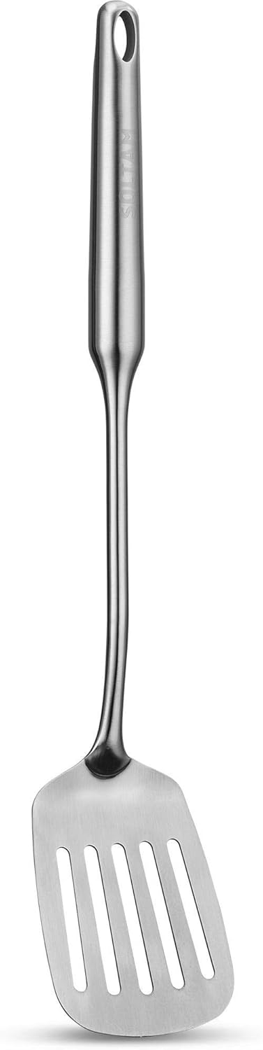 Stainless Steel Slotted Turner Spatula - Meticulous Craftsmanship, Modern Design, Guaranteed Lifetime Use
