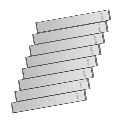 8 Pcs Diamond Sharpening Stones Set, diamond knife sharpening stone with a Non-Slip Base for Ruixin Sharpener