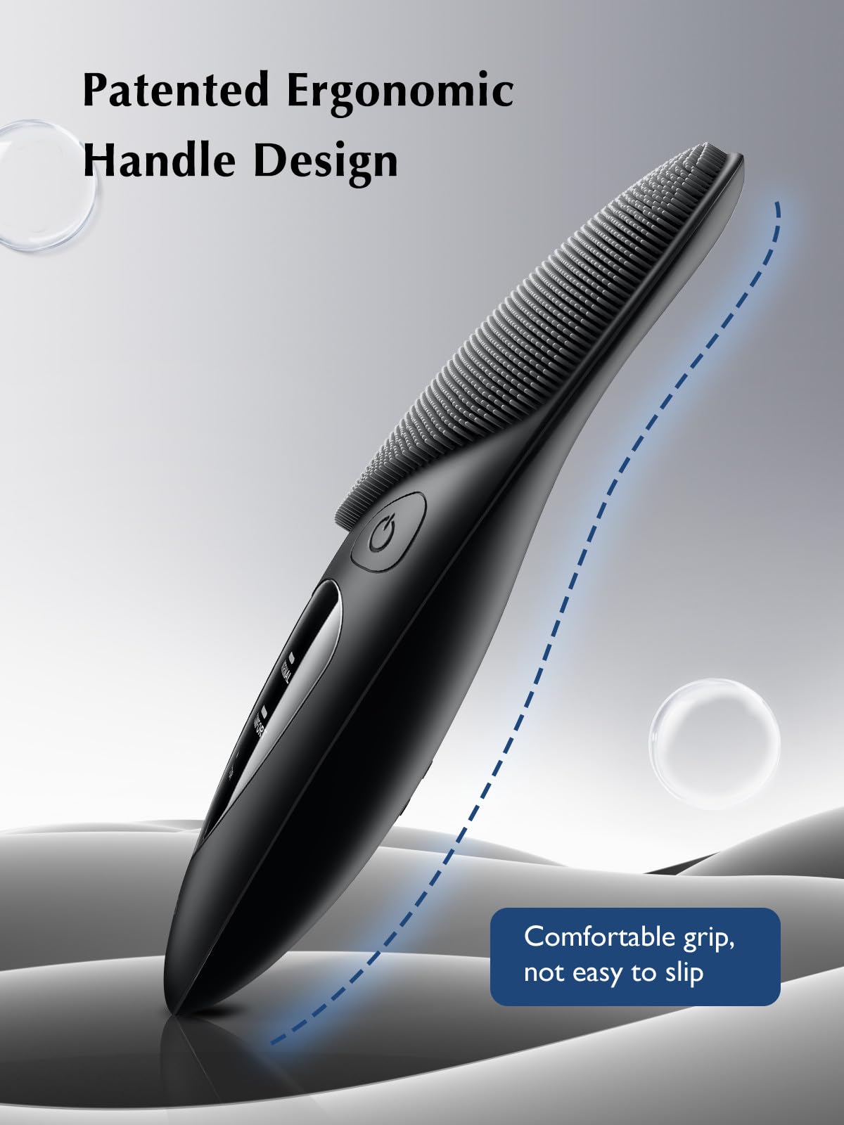 COSLUS Face Scrubber Facial Cleansing Brush: Silicone Portable Waterproof Rechargeable Face Wash Brush, 4 Cleansing Modes, Electric Face Exfoliator for Men Women Cleaning, Exfoliating, Massaging