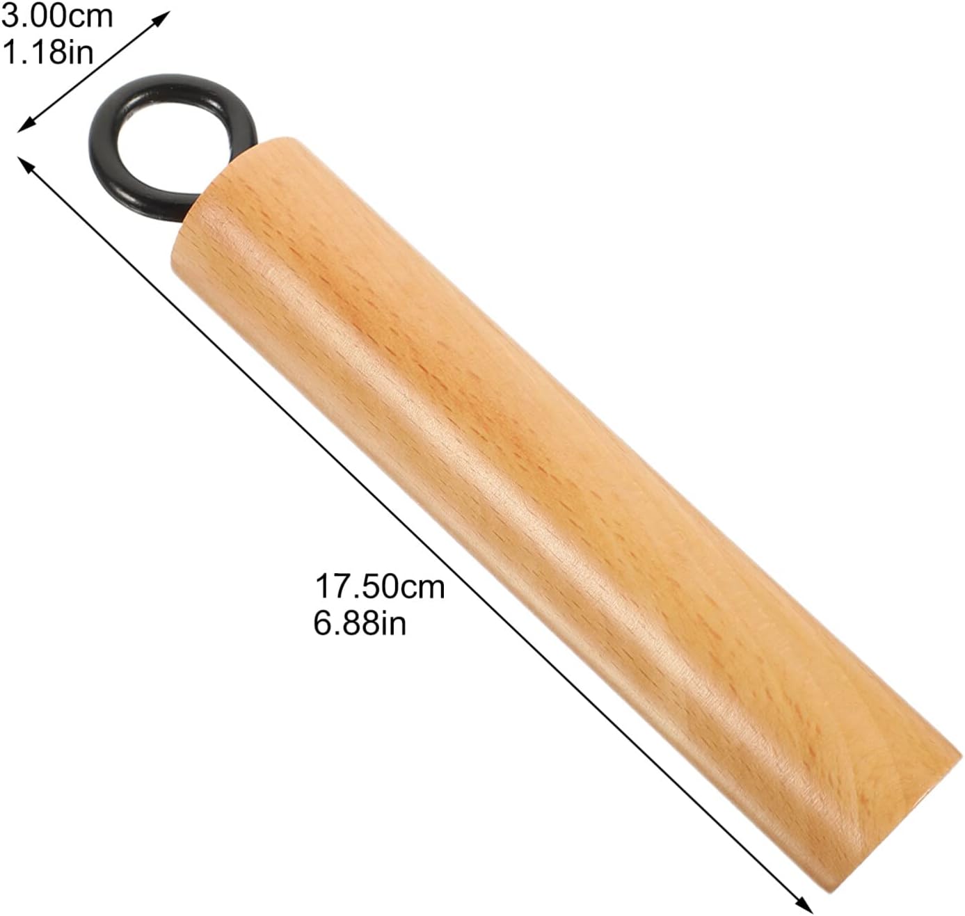 HEMOTON 2pcs Wooden Pot Handle, Universal Detachable Grip Replacement for Wok Frying Pan, Khaki