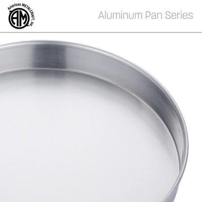 American Metalcraft A80162 Straight-Sided Pan, Aluminum, 16" Dia., 2" H