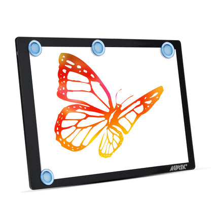 Light Box,Magnetic A4 Light Pad LED Tracing Light Board Physical Buttons Control USB Powered Ultra-thin Dimmable Brightness for Diamond Painting Tatoo Pad Animation,Sketching,Stencilling X-ray Viewing