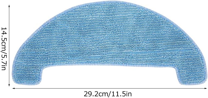 eecoo 5 Microfiber Mop Replacement Kits for Ilife V8 Sweeping Robot, Strong Power, Long Service Life