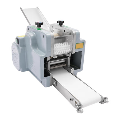 CRYBY Dumpling Wrapper Maker, 140W Automatic Dumpling Skin Processing Machine 5 Levels Dough Wrapper with Mold, Commercial Dumpling Wrapper Roller Machine Pastry Sheet Presser Chaos Skin Machine