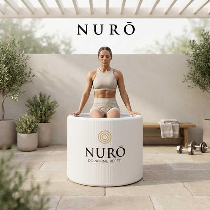 NURŌ Cold Plunge Tub | Luxury Ice Bath for Recovery, Energy & Focus | White