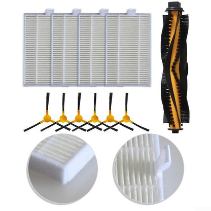 Vacuum Replacement Parts for bObsweep PetHair for SLAM Robot Vacuum Cleaner, Robotic Vacuum Cleaner Spare Accessories, Robot Vacuum Cleaner Parts Set Includes, Mop Cloths, Side Brushes