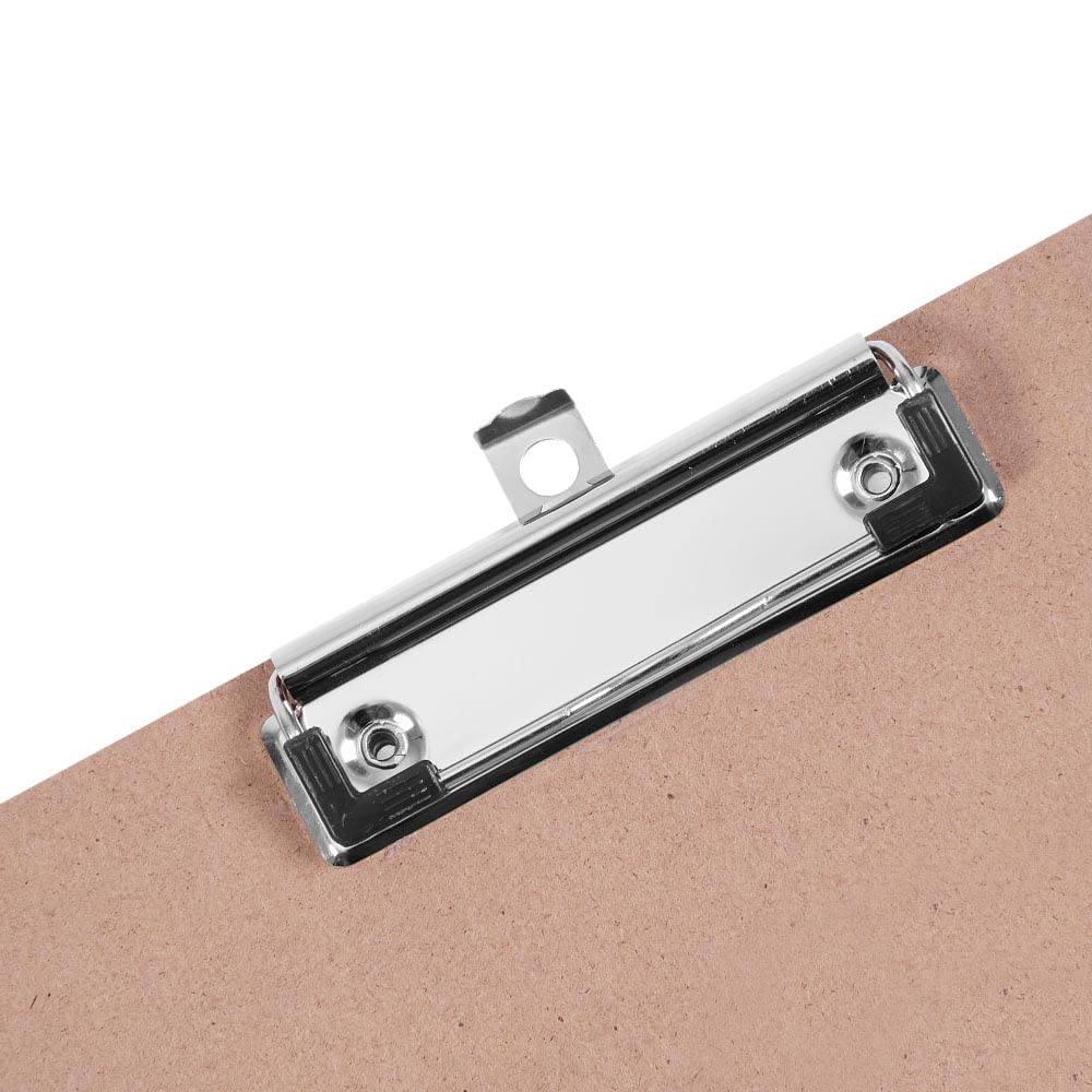Clipboards Bulk, EZZGOL 36 Pack Letter Size Wood Clipboards, Low Profile Clip, Recycled Hardboard Clipboard with Hang for School Classroom Home