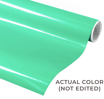 VViViD Mint Gloss DECO65 Permanent Adhesive Craft Vinyl for Cricut, Silhouette & Cameo (20ft x 11.8" Large Roll)