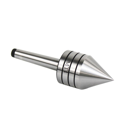 HFS(R) MT1 Live Center Heavy Duty Live Tailstock Center with 60 Degree Tip Wood Lathe Tool for Woodworking Projects (#1 Morse Taper)