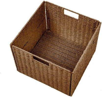 Trademark Innovations Foldable Storage Basket with Iron Wire Frame (Set of 2)